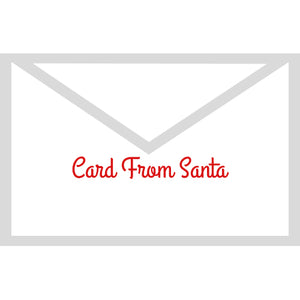 Card from Santa